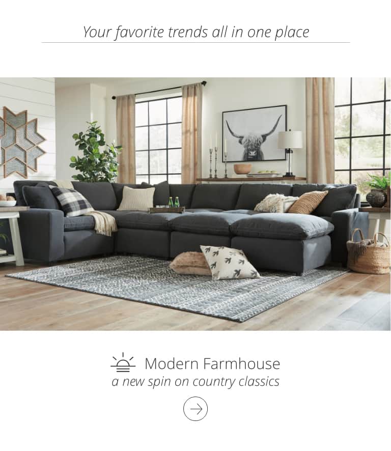 Shop By Style Ashley Furniture Homestore Our comprehensive array of discount ashley living room furniture has many versatile transitional designs that fit perfectly in your life, where home is a rowhouse or out in the burbs. shop by style ashley furniture homestore
