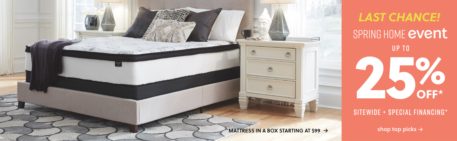 Ashley Furniture Home Decor Spring Home Event Up To 25 Off Sitewide