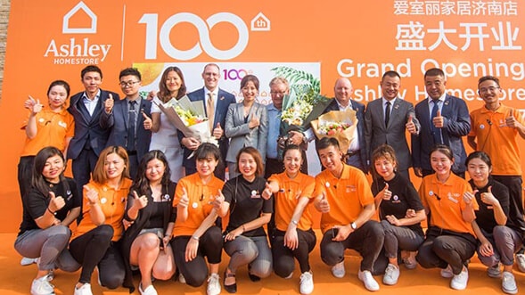 Ashley Homestore Celebrates The Grand Opening Of 100th Homestore