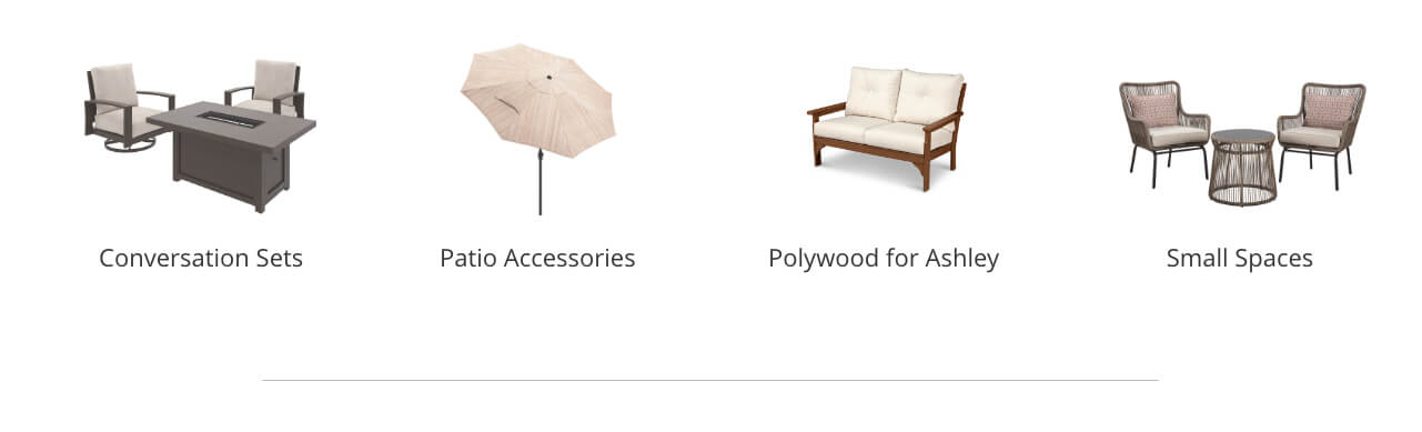 Outdoor Furniture Accessories Ashley Home Outdoor Conversation Sets Patio Accessories Polywood For Ashley Hot S