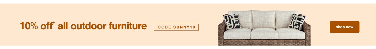 10% off* All Outdoor Furniture with code SUNNY10