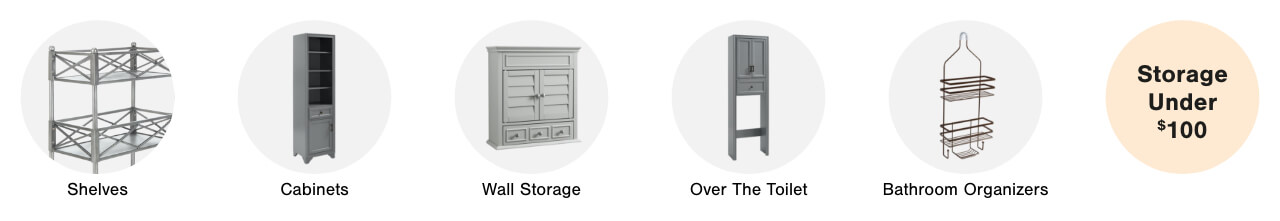 Bathroom Shelves,Bathroom Cabinets, Wall Storage, Over the Toilet Storage,Bathroom Organizers,Storage Under $100