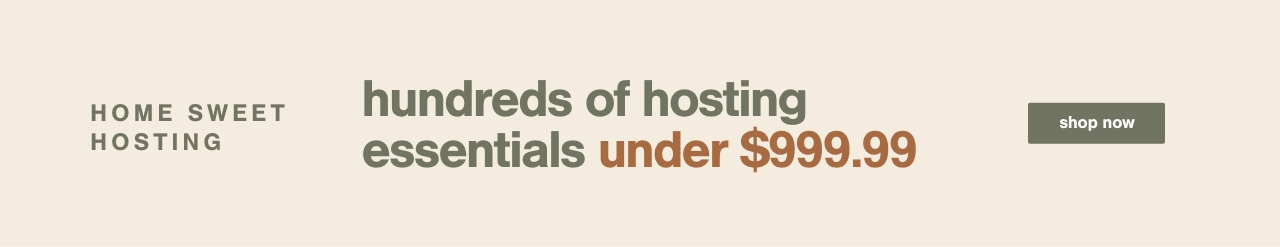 Hundreds of Hosting Essentials Under $999.99