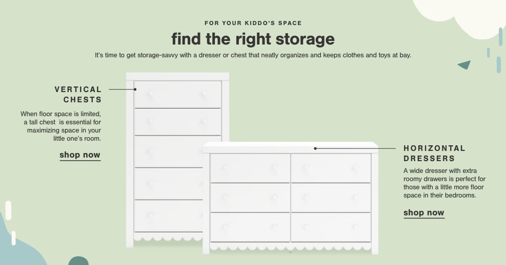 Kids Dressers & Chests of Drawers