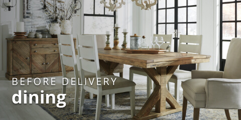 Before Delivery Tips for Dining Room