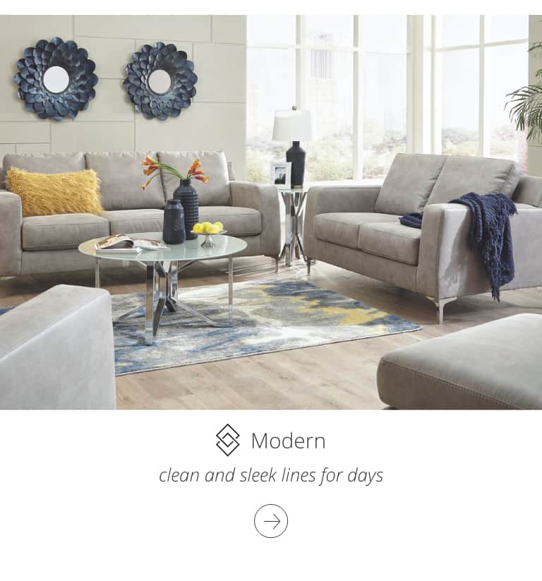 By Style Home Furnishings Decor Ashley Furniture Modern