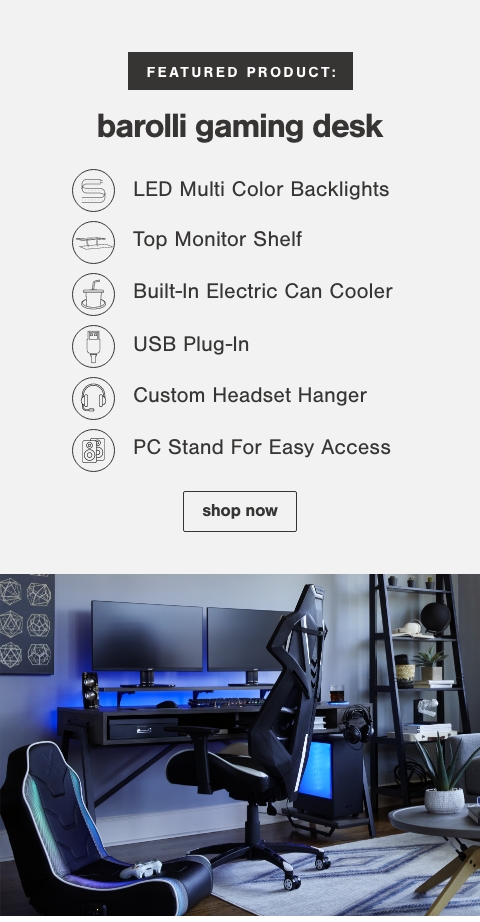 Gaming Room Furniture Supplies Ashley