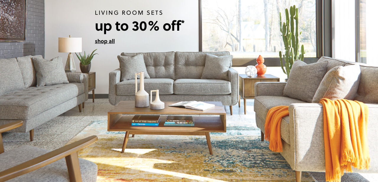Up to 30% Off* Living Room Sets