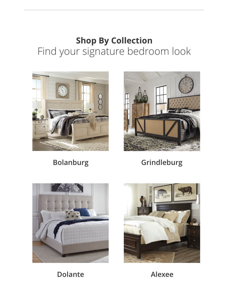 Bedroom Furniture Ashley Home Bolanburg Grindleburg Dolante Alexee