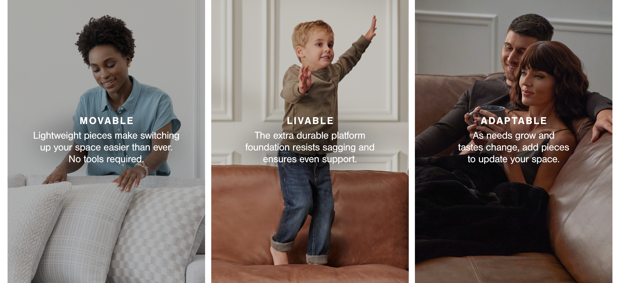 movable, livable, adaptable