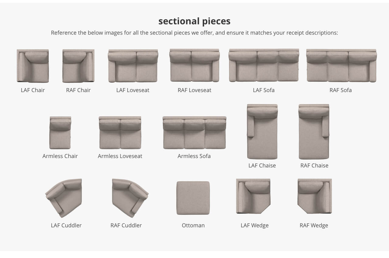 Sectional Pieces