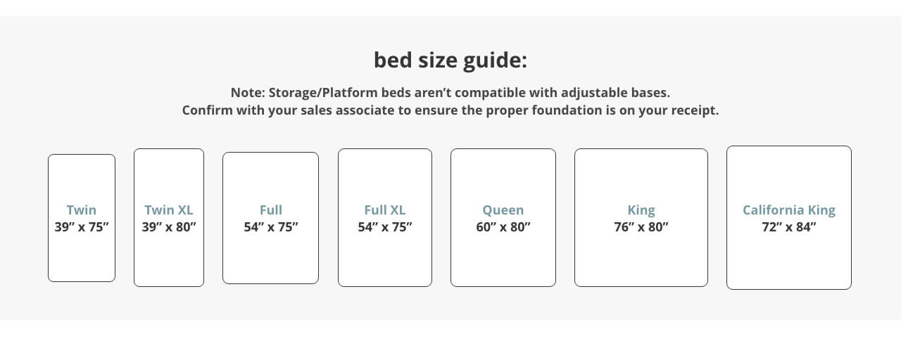 Bed Size Guide