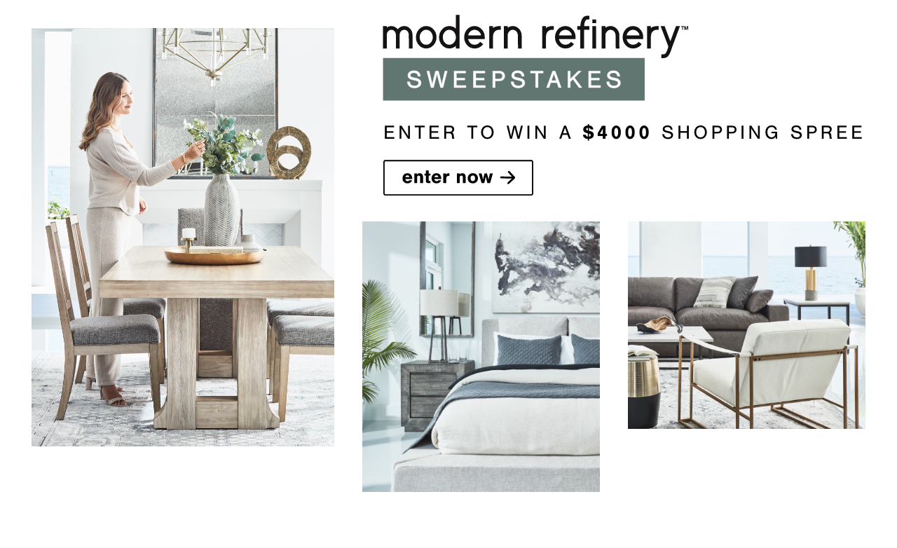 Modern Refinery Sweepstakes Ashley Furniture HomeStore