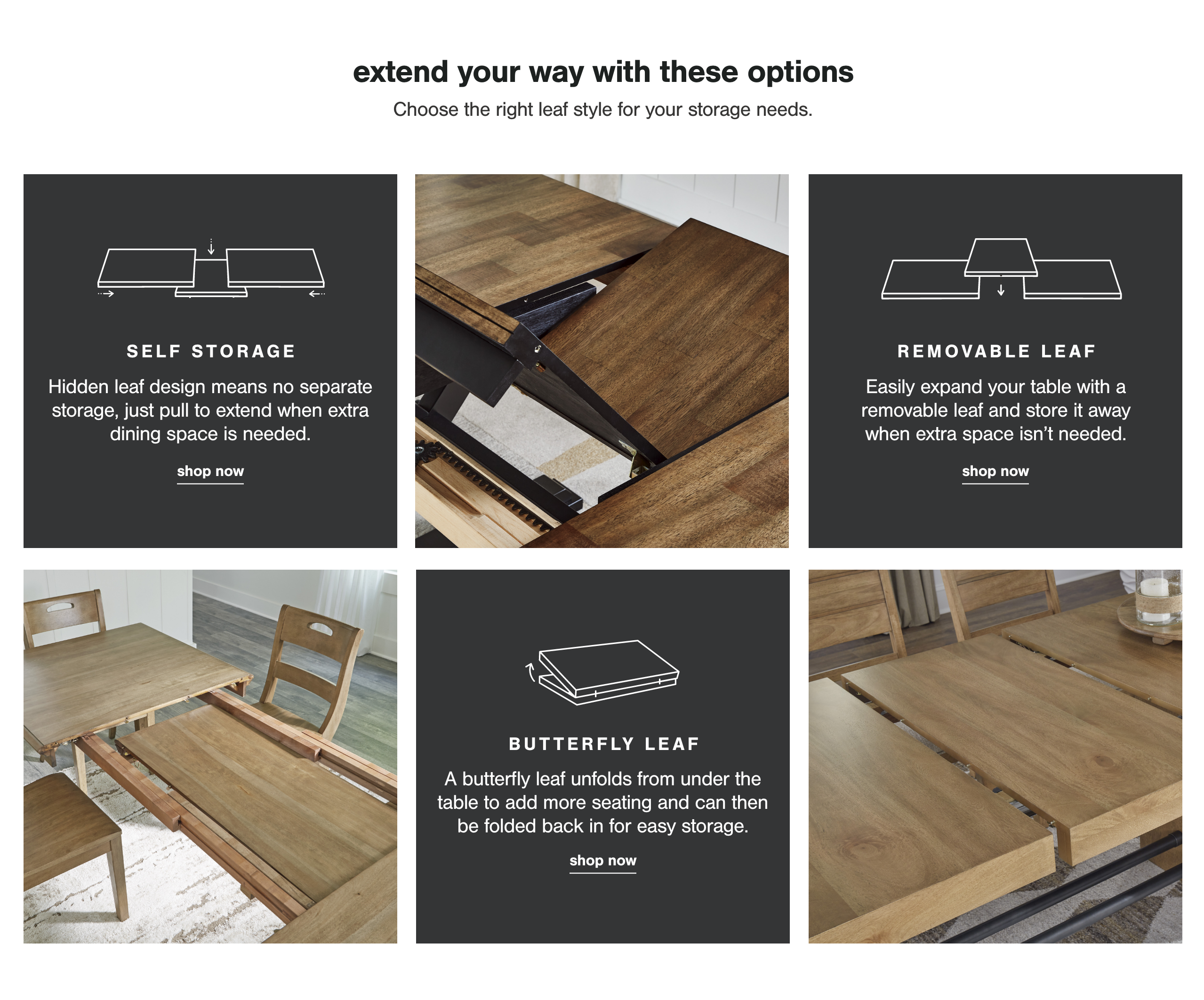 extend your way with these options