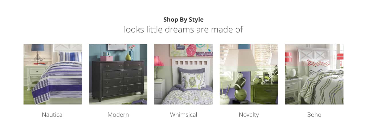 Kids Furniture Their Room Starts Here Ashley Home Nautical Modern Whimsical Novelty Boho Free Furniture Restraint