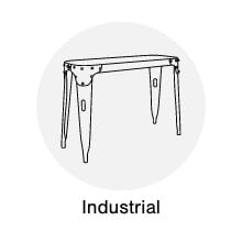 Industrial Console Tables