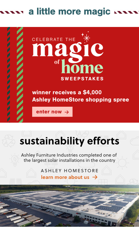 Magic of Home Sweepstakes, About Ashley HomeStore
