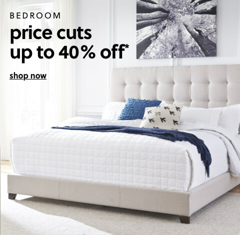 Bedroom Price Cuts Up to 40% Off