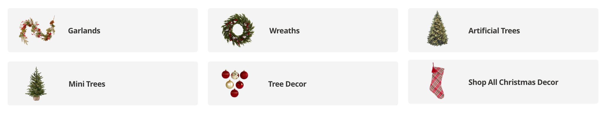 Christmas Wreaths, Garlands & Flowers