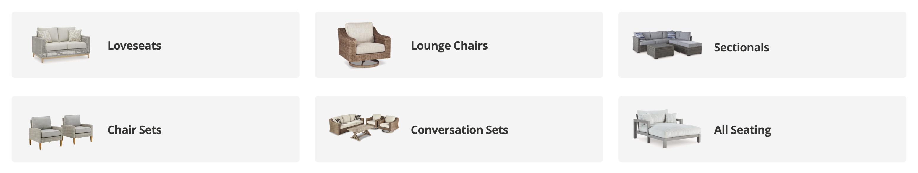 Outdoor Sofas & Loveseats