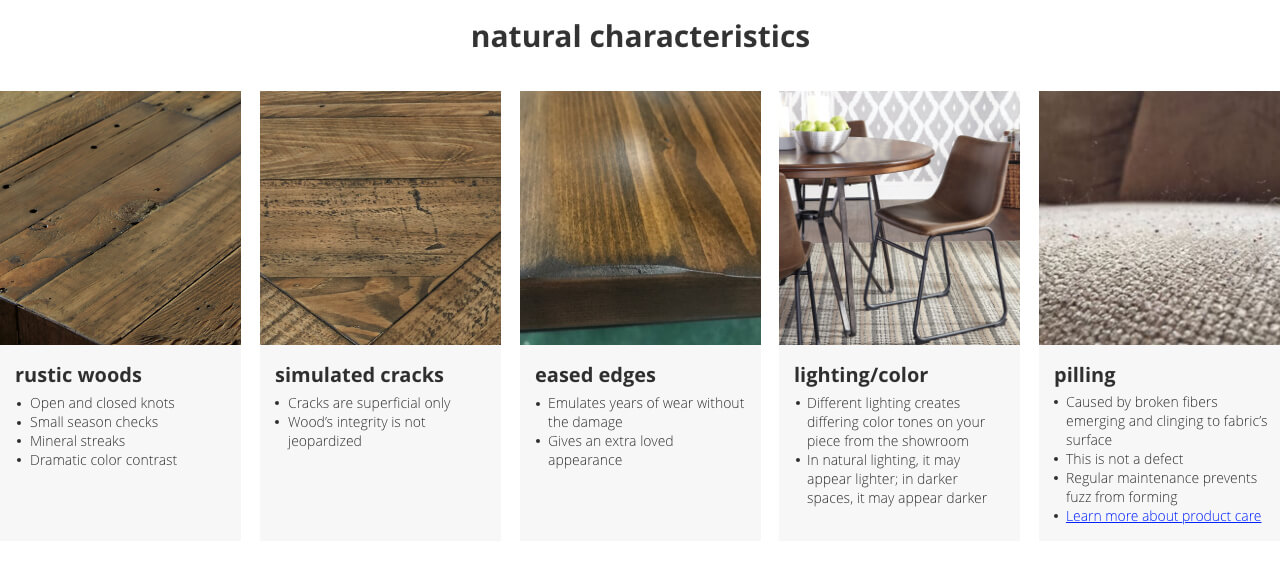 Rustic Woods, Simulated Cracks, Eased Edges, Lighting/Color, Pilling