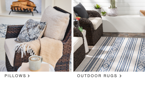 Pillows, Rugs