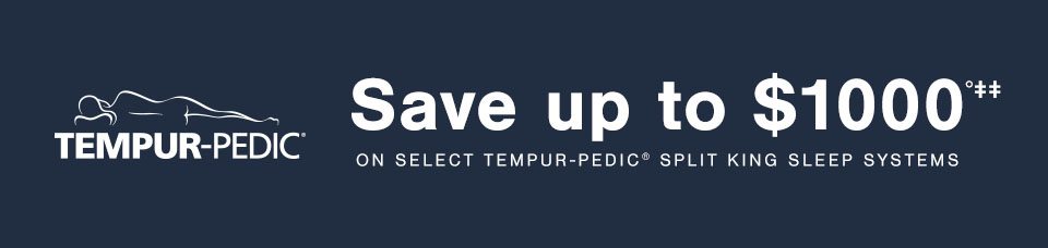 Save up to $1000 on a Tempur-Pedic Split King system