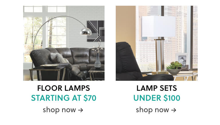 Ashley Furniture Home Decor Floor Lamps Lamp Sets