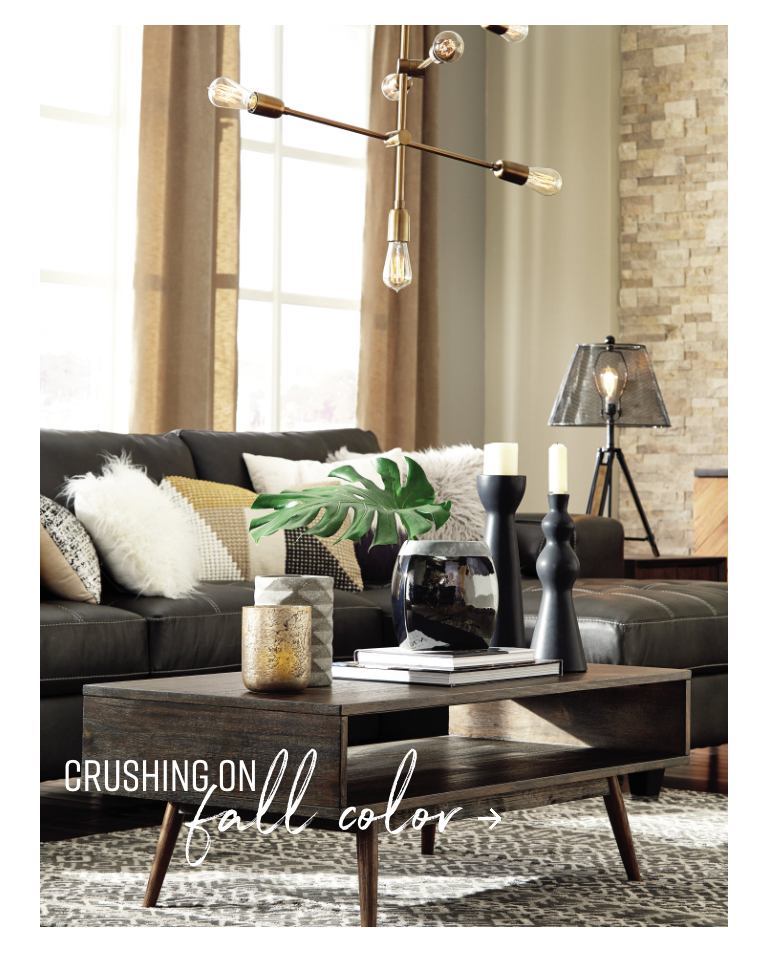 Ashley Furniture Home Decor Fall Color Furniture
