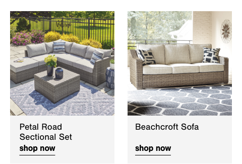Petal Road Sectional Set, Beachcroft Sofa