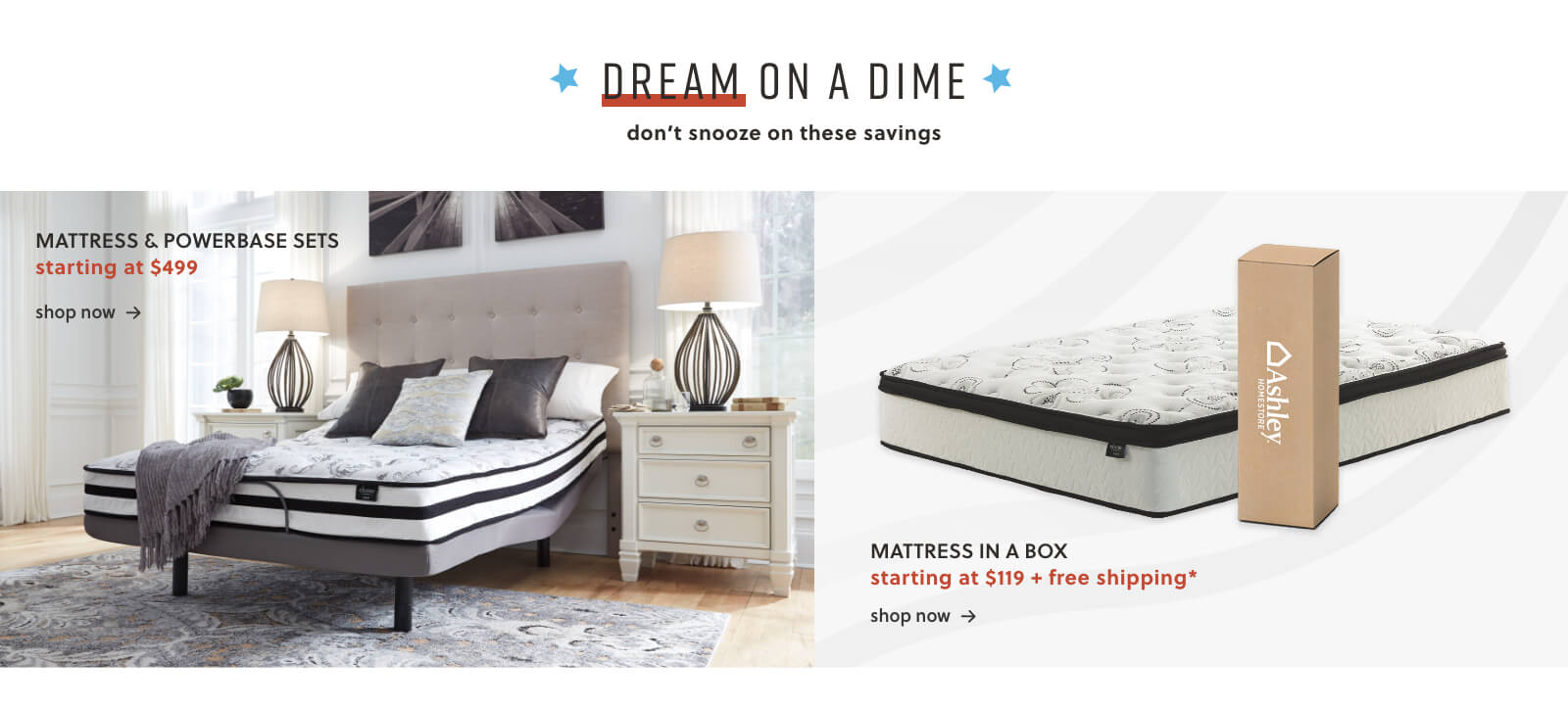 Ashley Furniture Home Decor Mattress And Powerbase Sets In A Box