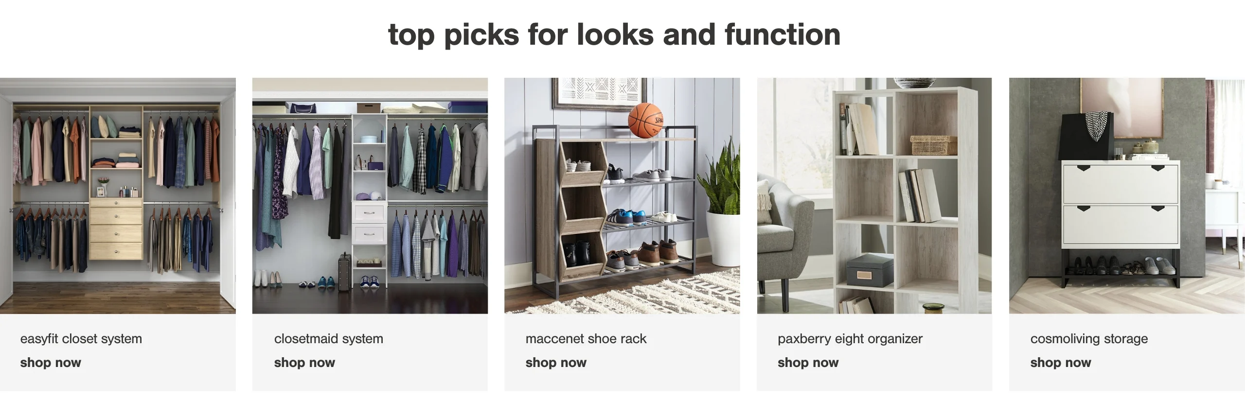 Storage Organization