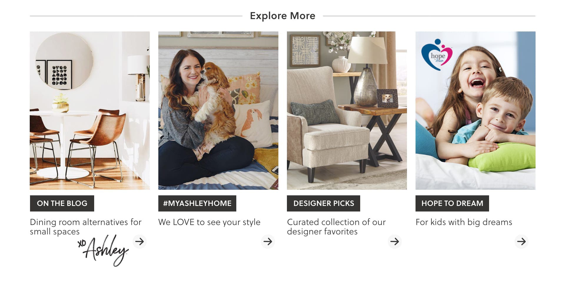 Ashley Furniture Home Decor Ashley Furniture Home Blog Instagram My Designer Picks Hope To Dream