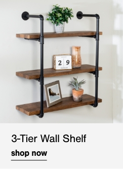 3-Tier Wall Shelf