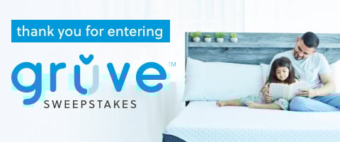 Gruve Mattress Bed Giveaway Thank you Ashley