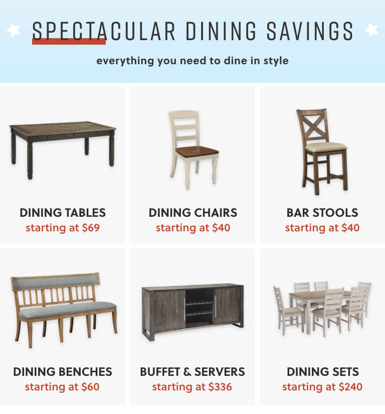 Ashley Furniture Home Decor Dining Tables Chairs Bar Stools Benches Buffet And Servers