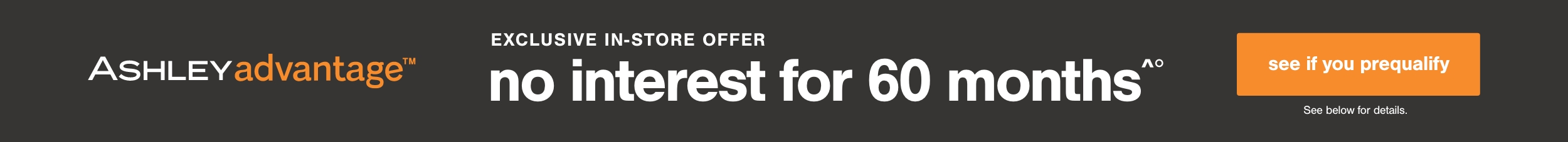 Ashley's Special Financing