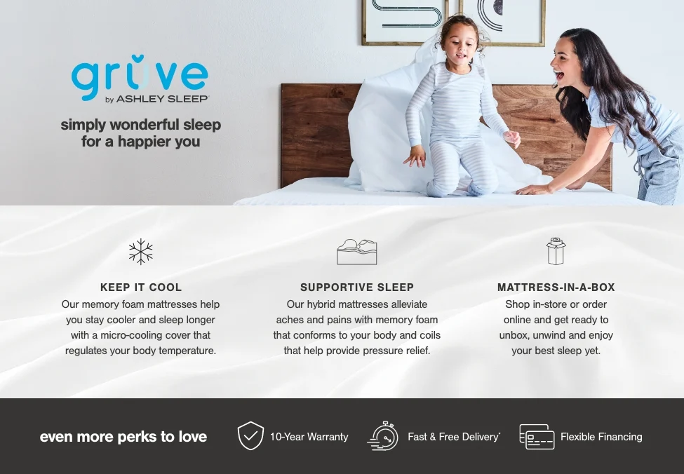 Ashley gruve deals mattress