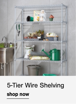 5-Tier Wire Shelving