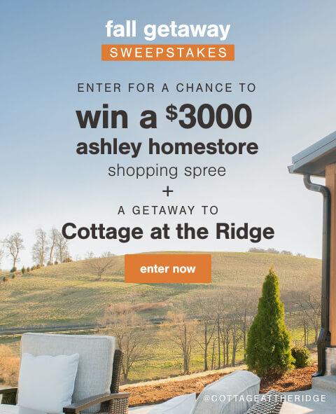 Fall Getaway Shopping Sweepstakes Ashley