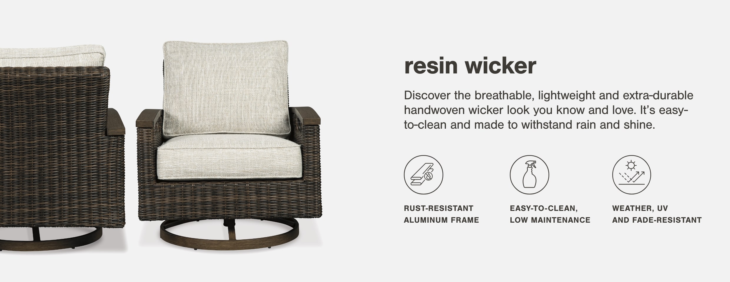 Resin Wicker Outdoor Furniture