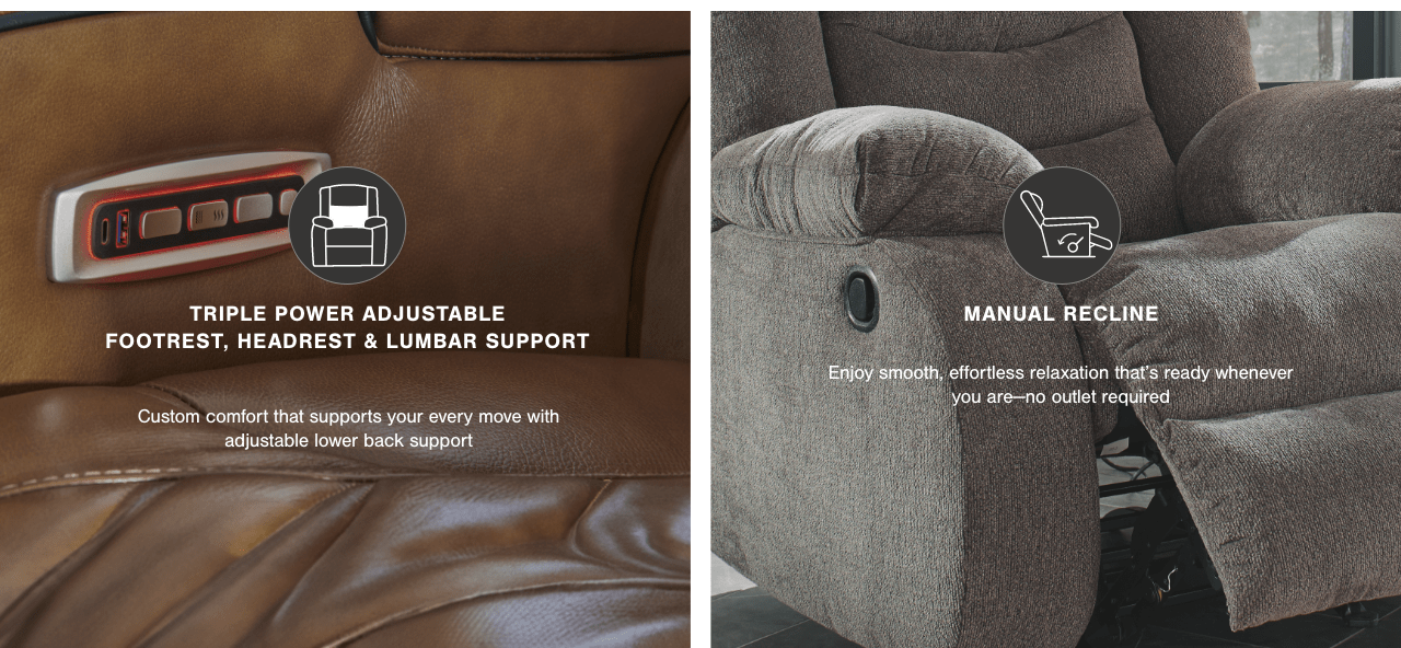 Triple Power and Manual Recline