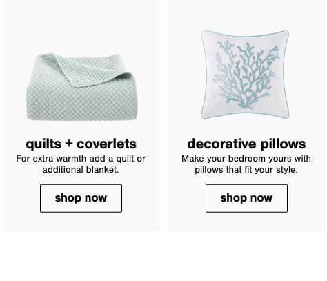 Quilts + Coverlets, Decorative Pillows