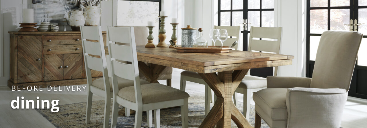 Before Delivery Tips for Dining Room