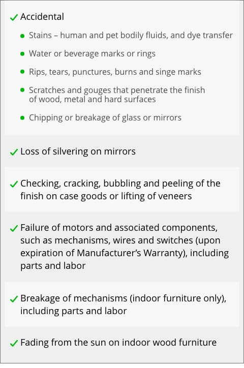 Ashley  HomeStore Premium Protection Plan