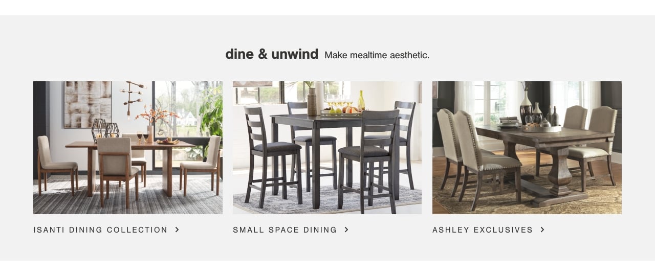 Ashley furniture small store dining table