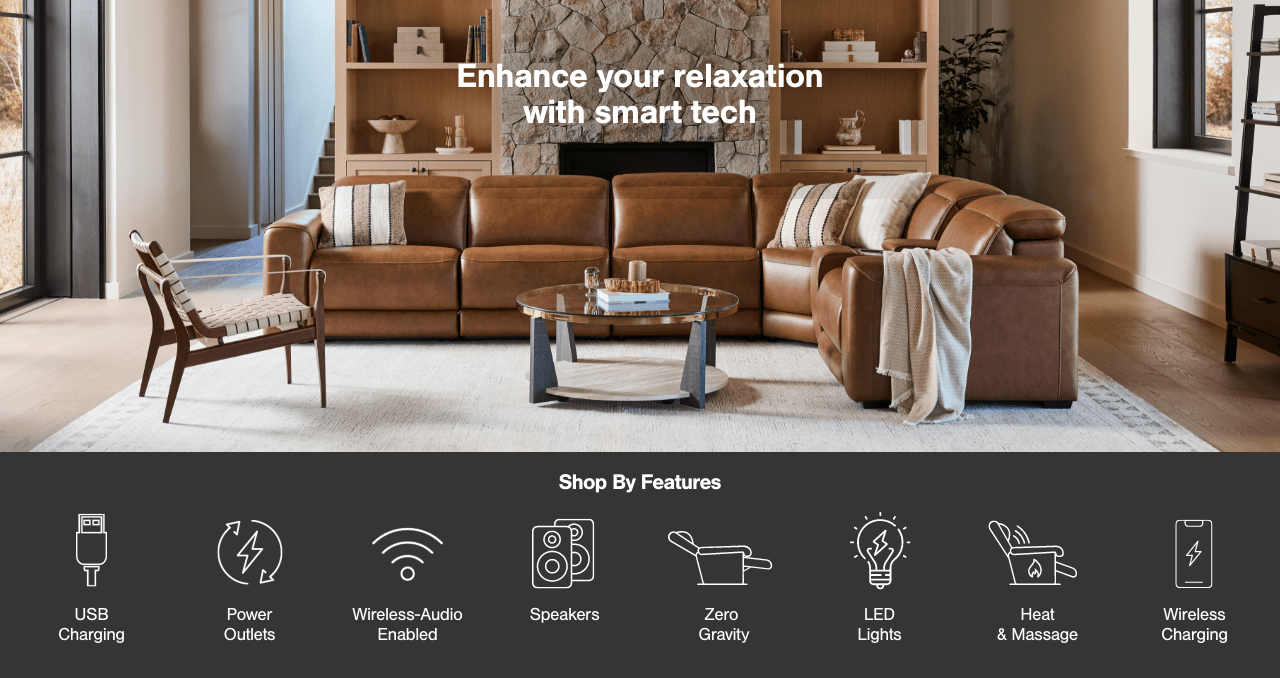 Smart Tech Features in Reclining Furniture