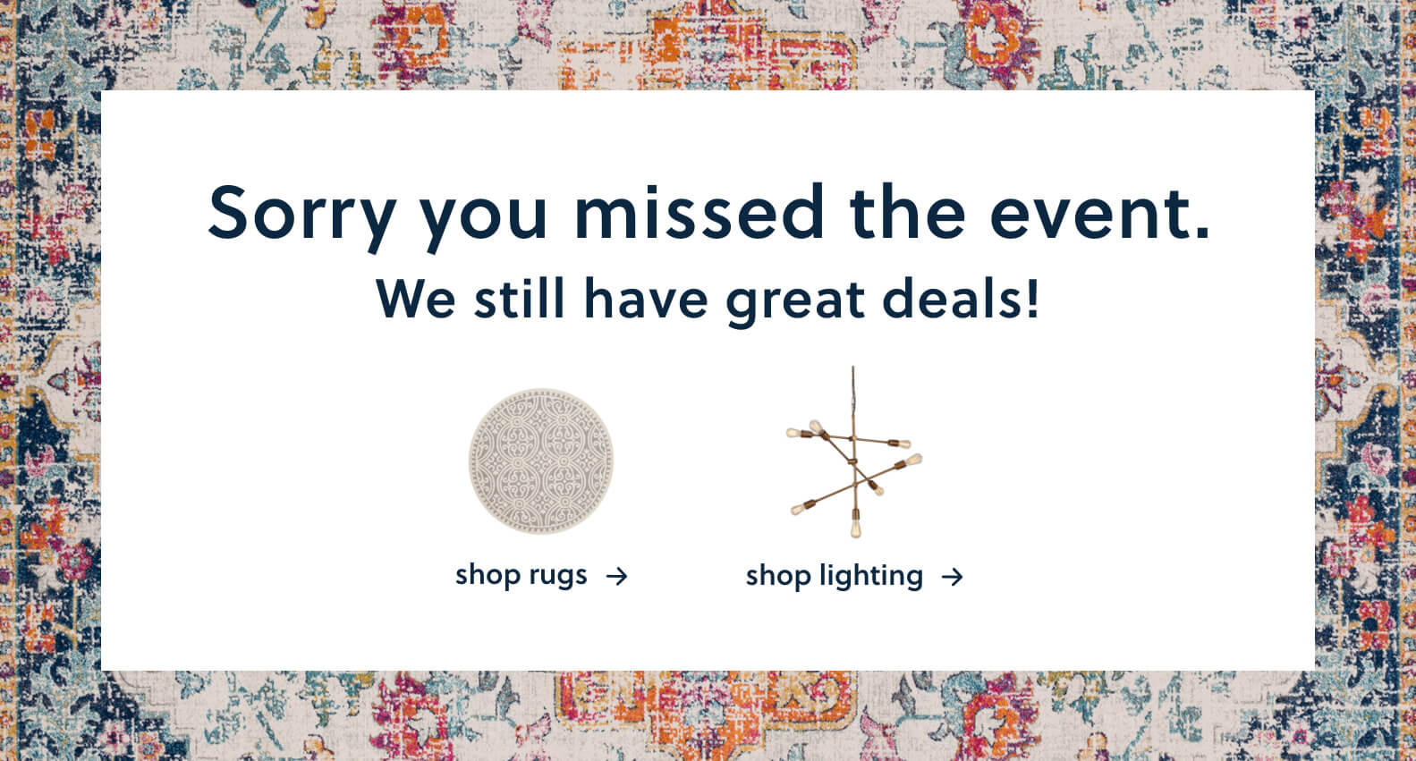 Shop Rugs, Lighting