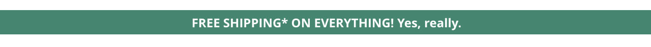 Free Shipping on Everything!
