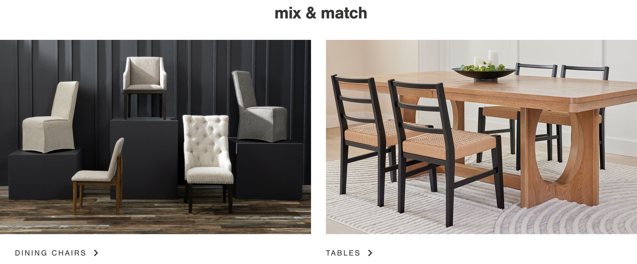 -mix and match